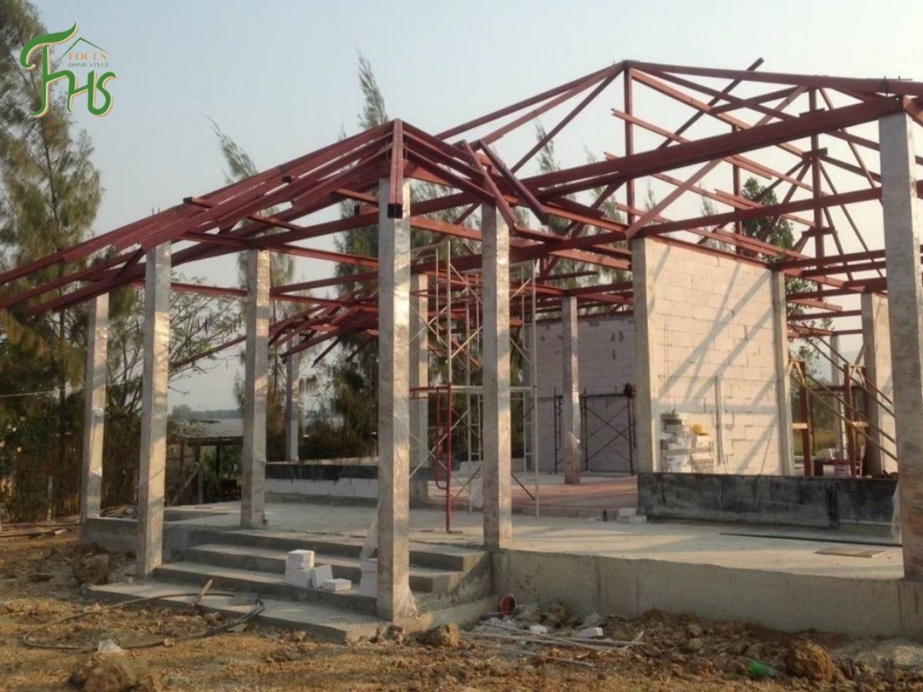 งานก่อสร้าง​บ้านพักอาศัย เขาใหญ่